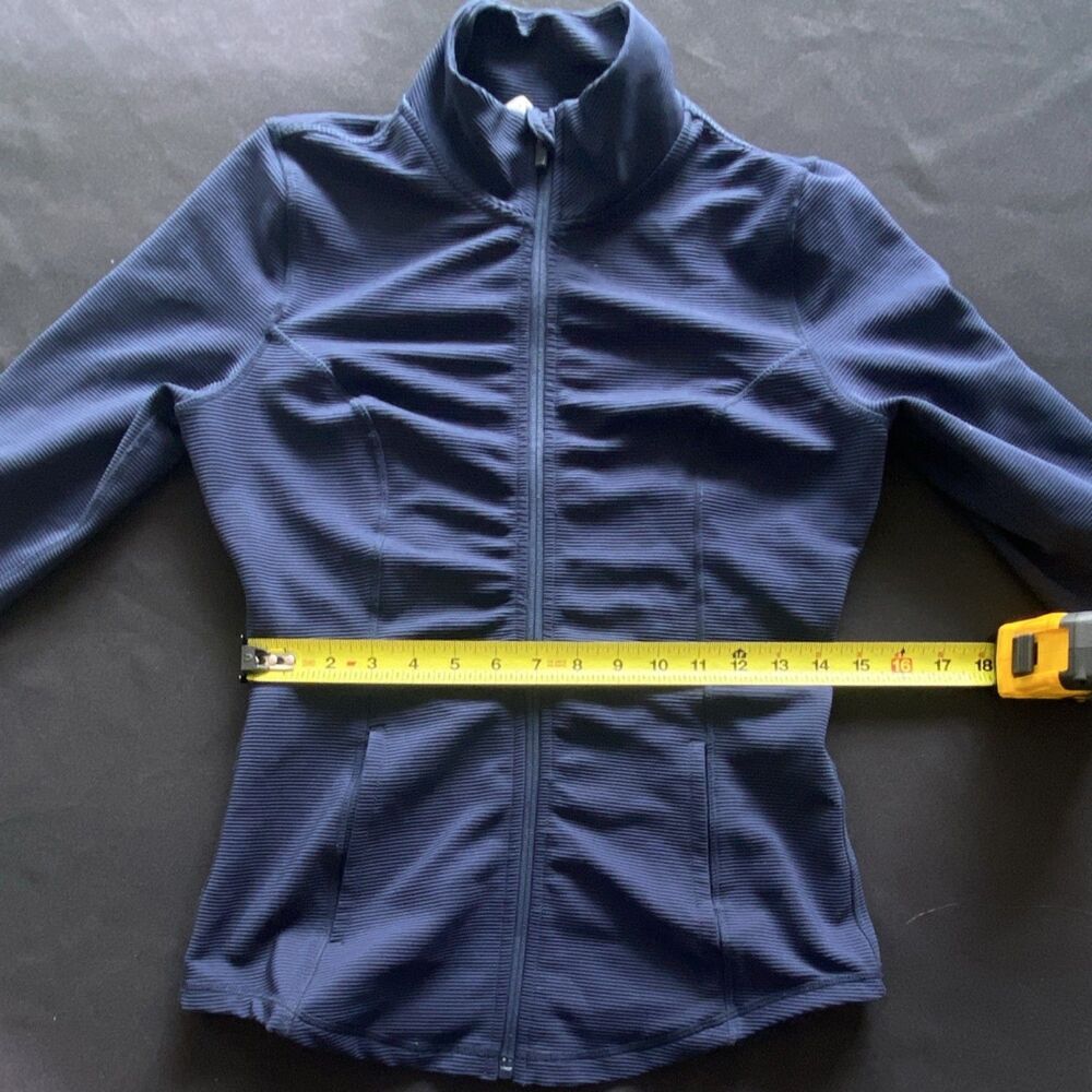 Velocite Women's Small Track Jacket Small Full Zip Thumbholes Pockets